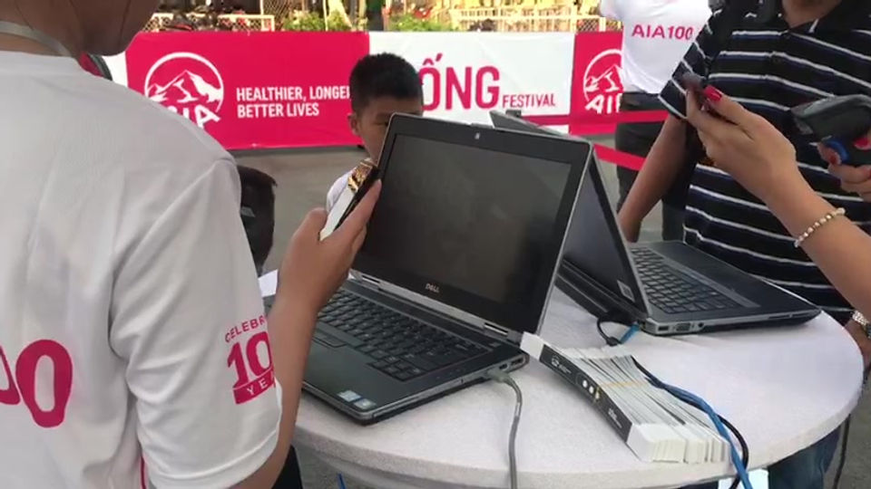 AIA Check in System - thuc te